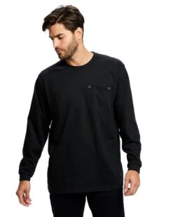 US Blanks US5544 - Men's Flame Resistant Long Sleeve Pocket T-Shirt