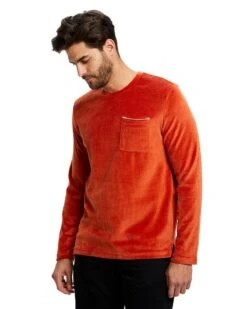 US Blanks US5594 - Unisex Velour Long Sleeve Pocket T-Shirt -Wordans Shop 1243265 big