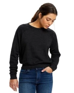 US Blanks US838 - Ladies Sponge Fleece Crop Top