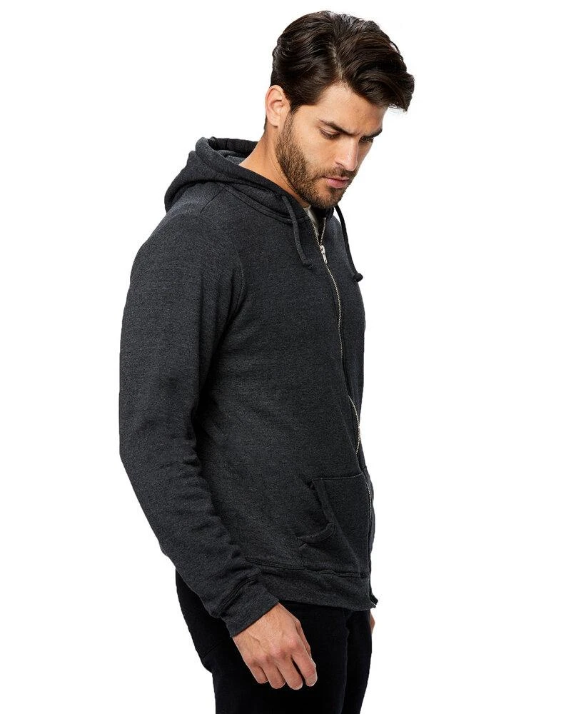 US Blanks US8010 - Unisex Heavyweight Loop Terry Full-Zip Hooded Sweatshirt 2 US Blanks US8010 - Unisex Heavyweight Loop Terry Full-Zip Hooded Sweatshirt - Image 2