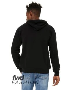 Bella+Canvas 3749C - FWD Fashion Unisex Crossover Hoodie -Wordans Shop 1243451 back big