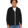 Bella+Canvas 3739Y - Youth Sponge Fleece Full-Zip Hooded Sweatshirt