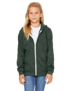 Bella+Canvas 3739Y - Youth Sponge Fleece Full-Zip Hooded Sweatshirt 13 Bella+Canvas 3739Y - Youth Sponge Fleece Full-Zip Hooded Sweatshirt -Wordans Shop 1243494 big