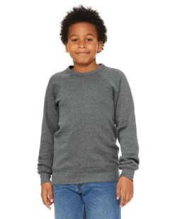 Bella+Canvas 3901Y - Youth Sponge Fleece Raglan Sweatshirt -Wordans Shop 1243516 big