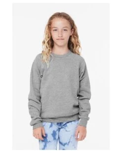 Bella+Canvas 3901Y - Youth Sponge Fleece Raglan Sweatshirt -Wordans Shop 1243517 big