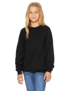 Bella+Canvas 3901Y - Youth Sponge Fleece Raglan Sweatshirt