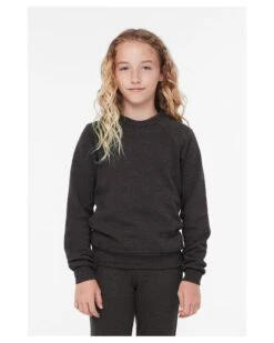Bella+Canvas 3901Y - Youth Sponge Fleece Raglan Sweatshirt -Wordans Shop 1243519 big