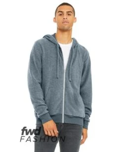 Bella+Canvas 3339C - FWD Fashion Adult Sueded Fleece Full-Zip Hooded Sweatshirt -Wordans Shop 1243587 big