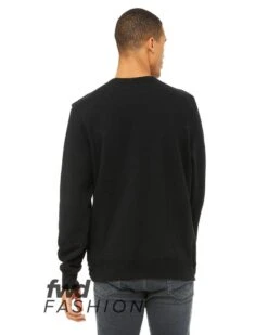 Bella+Canvas 3743 - FWD Fashion Unisex Raw Seam Crewneck Pullover -Wordans Shop 1243591 back big