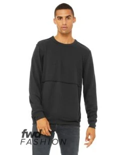 Bella+Canvas 3743 - FWD Fashion Unisex Raw Seam Crewneck Pullover -Wordans Shop 1243592 big