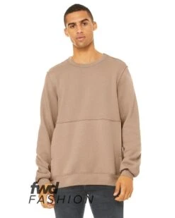 Bella+Canvas 3743 - FWD Fashion Unisex Raw Seam Crewneck Pullover -Wordans Shop 1243593 big
