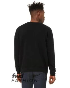 Bella+Canvas 3946 - FWD Fashion Unisex Crew Neck Side Zipper Sweatshirt -Wordans Shop 1243614 back big