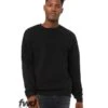 Bella+Canvas 3946 - FWD Fashion Unisex Crew Neck Side Zipper Sweatshirt
