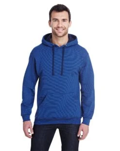Fruit Of The Loom SF77R - Adult Sofspun® Striped Hooded Sweatshirt -Wordans Shop 1243657 big