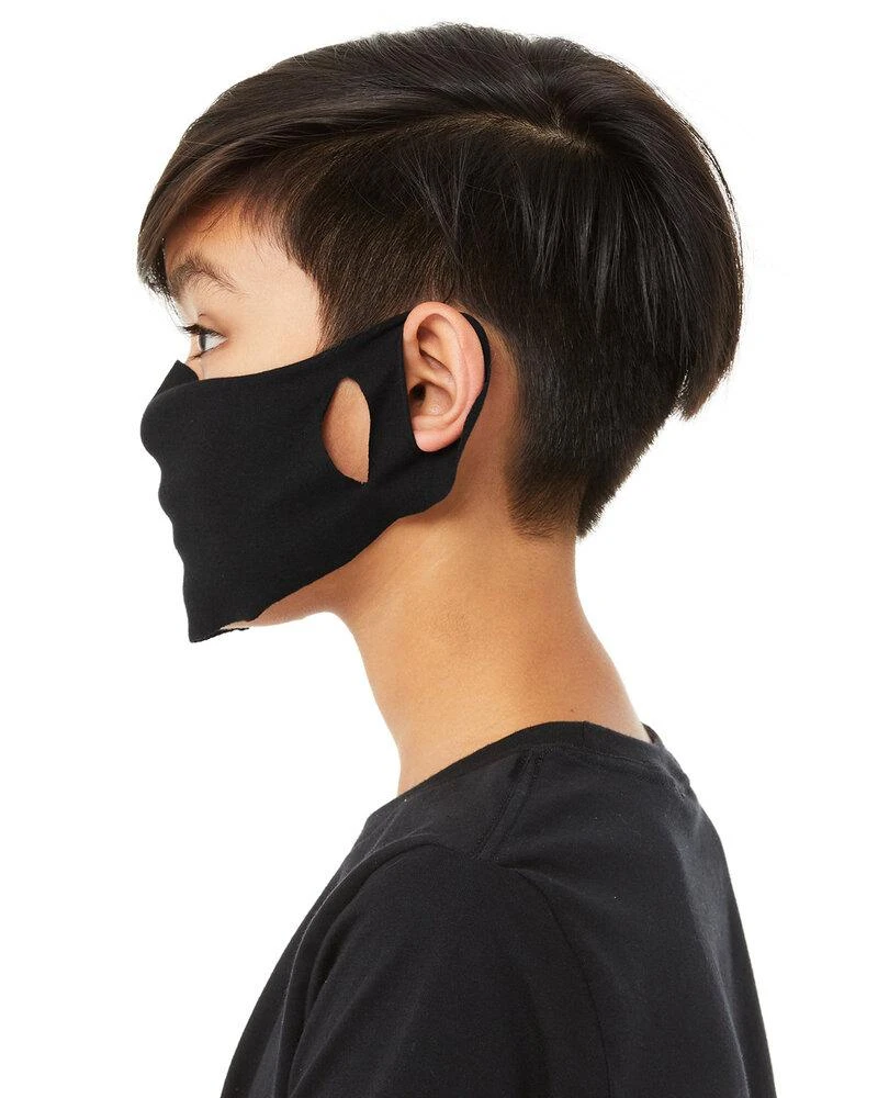 Bella+Canvas SC323Y - Youth Lightweight Fabric Face Mask 2 Bella+Canvas SC323Y - Youth Lightweight Fabric Face Mask - Image 2