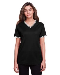 Devon & Jones DG20CW - Ladies CrownLux Performance Plaited Tipped V-Neck Polo 11 Devon & Jones DG20CW - Ladies CrownLux Performance Plaited Tipped V-Neck Polo -Wordans Shop 1244333 big
