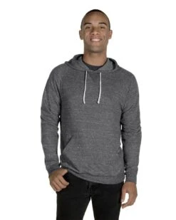 Jerzees 90MR - Adult Snow Heather Raglan Hooded Sweatshirt -Wordans Shop 1244387 big