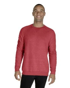 Jerzees 91MR - Adult Snow Heather French Terry Crewneck Sweatshirt