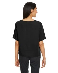 Devon & Jones DP617W - Ladies Perfect Fit Tie-Front Blouse 10 Devon & Jones DP617W - Ladies Perfect Fit Tie-Front Blouse -Wordans Shop 1244476 back big