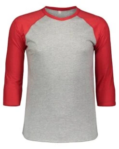 LAT 6930 - Vintage Fine Jersey Three-Quarter Sleeve Baseball T-Shirt -Wordans Shop 124454 big