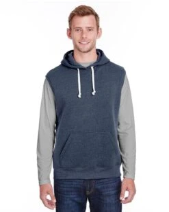 J. America JA8877 - Adult Triblend Fleece Sleeveless Hooded Sweatshirt 11 J. America JA8877 - Adult Triblend Fleece Sleeveless Hooded Sweatshirt -Wordans Shop 1244668 big