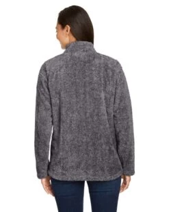 J. America JA8464 - Unisex Boundary Shag Quarter Zip -Wordans Shop 1244728 back big