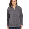 J. America JA8464 - Unisex Boundary Shag Quarter Zip