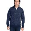 J. America 8713JA - Unisex Aspen Fleece Quarter-Zip Sweatshirt