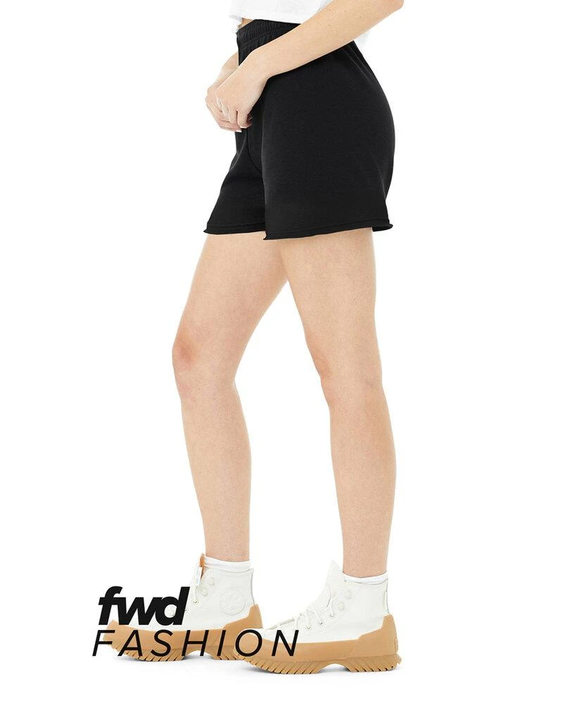 Bella+Canvas 3797 - Ladies Cutoff Sweat Short 2 Bella+Canvas 3797 - Ladies Cutoff Sweat Short - Image 2