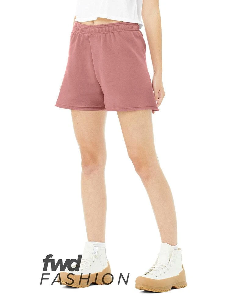 Bella+Canvas 3797 - Ladies Cutoff Sweat Short 4 Bella+Canvas 3797 - Ladies Cutoff Sweat Short - Image 4