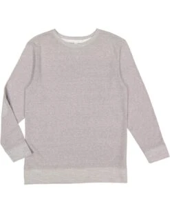 LAT 6965 - Adult Harborside Melange French Terry Crewneck With Elbow Patches -Wordans Shop 1245131 big
