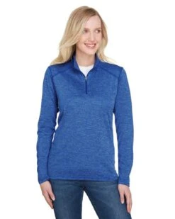 A4 NW4010 - Ladies Tonal Space-Dye Quarter-Zip -Wordans Shop 1245240 big