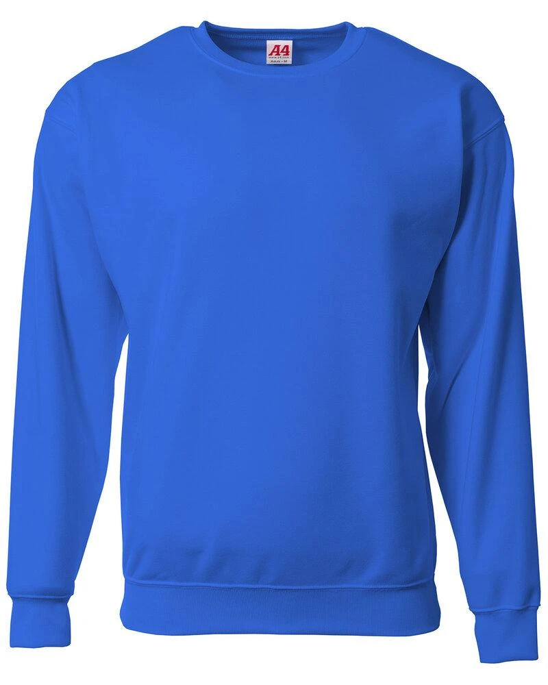 A4 N4275 - Men's Sprint Tech Fleece Crewneck Sweatshirt 8 A4 N4275 - Men's Sprint Tech Fleece Crewneck Sweatshirt - Image 8