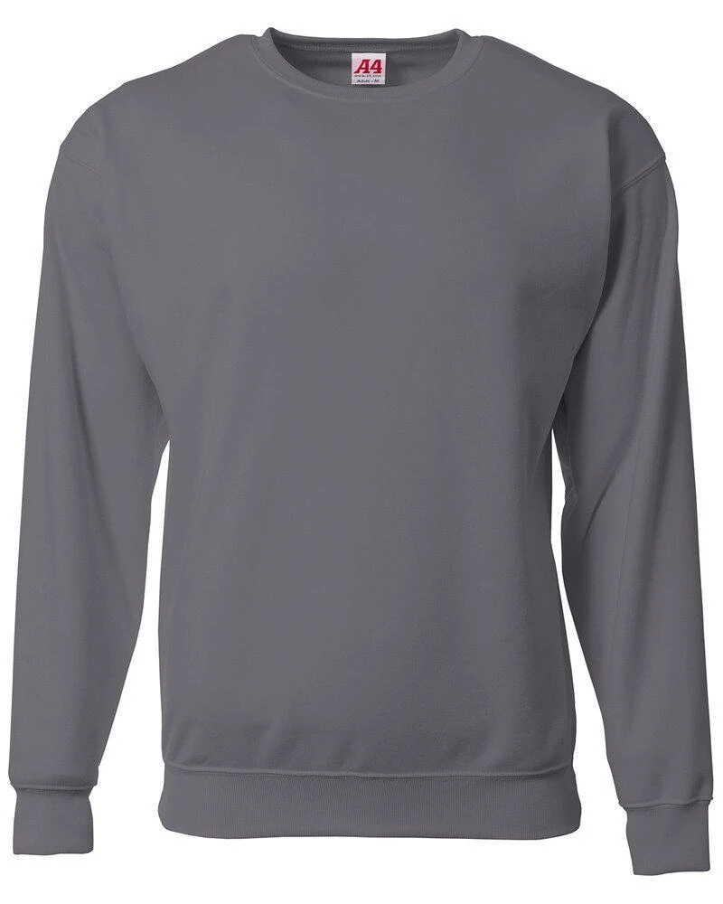 A4 N4275 - Men's Sprint Tech Fleece Crewneck Sweatshirt 7 A4 N4275 - Men's Sprint Tech Fleece Crewneck Sweatshirt - Image 7