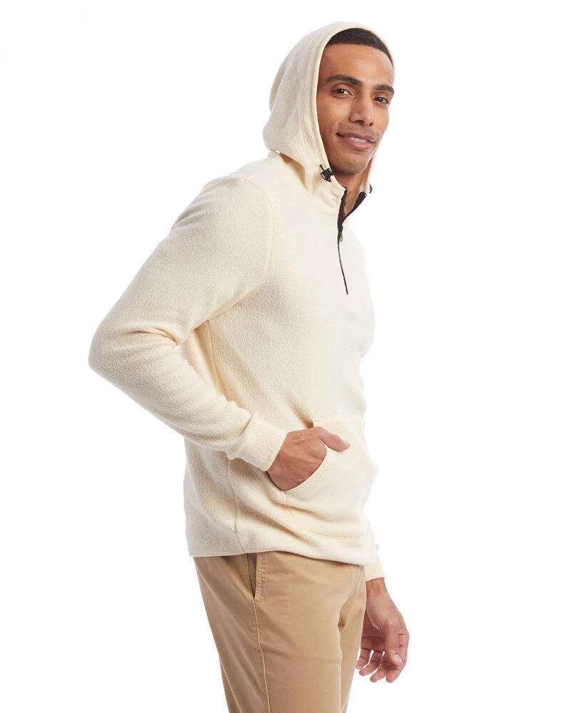 Alternative Apparel 43251RT - Adult Quarter Zip Fleece Hooded Sweatshirt 2 Alternative Apparel 43251RT - Adult Quarter Zip Fleece Hooded Sweatshirt - Image 2