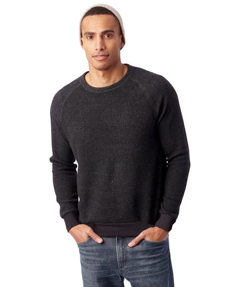 Alternative Apparel 9575RT - Men's Champ Eco Teddy Sweatshirt 1 Alternative Apparel 9575RT - Men's Champ Eco Teddy Sweatshirt