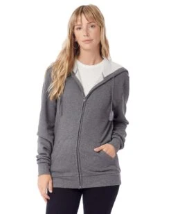 Alternative Apparel 8805PF - Unisex Eco-Cozy Fleece Zip Hooded Sweatshirt -Wordans Shop 1245745 big