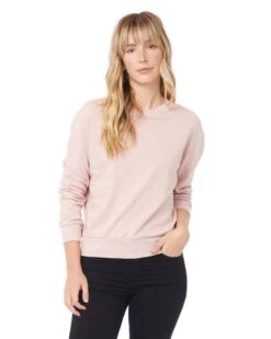 Alternative Apparel 9903ZT - Ladies Washed Terry Throwback Pullover Sweatshirt -Wordans Shop 1245775 big