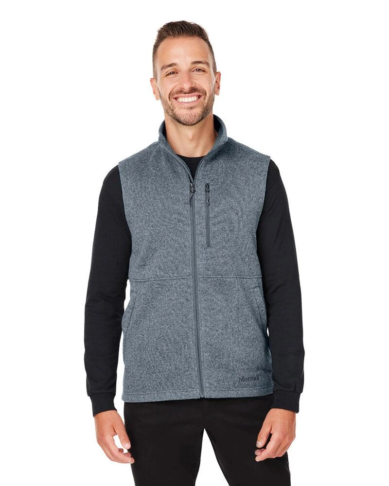 Marmot M14435 - Men's Dropline Sweater Fleece Vest 2 Marmot M14435 - Men's Dropline Sweater Fleece Vest - Image 2
