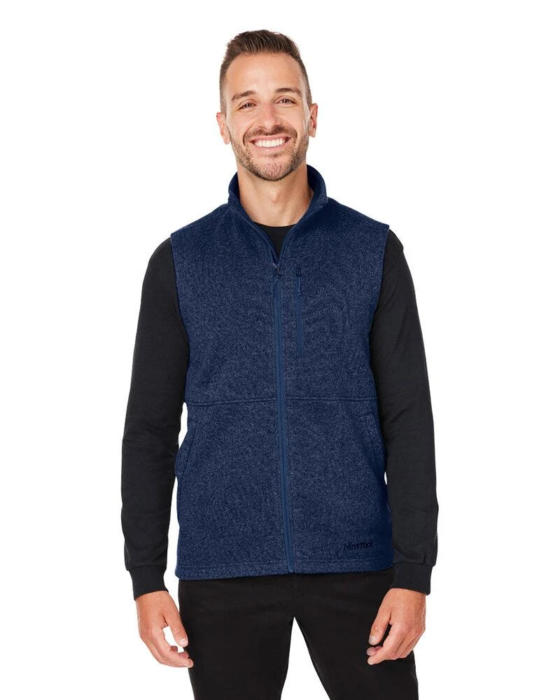 Marmot M14435 - Men's Dropline Sweater Fleece Vest 3 Marmot M14435 - Men's Dropline Sweater Fleece Vest - Image 3