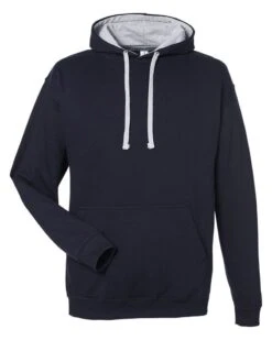 JUST HOODS BY AWDIS JHA003 - Adult 80/20 Midweight Varsity Contrast Hooded Sweatshirt -Wordans Shop 1258525 big