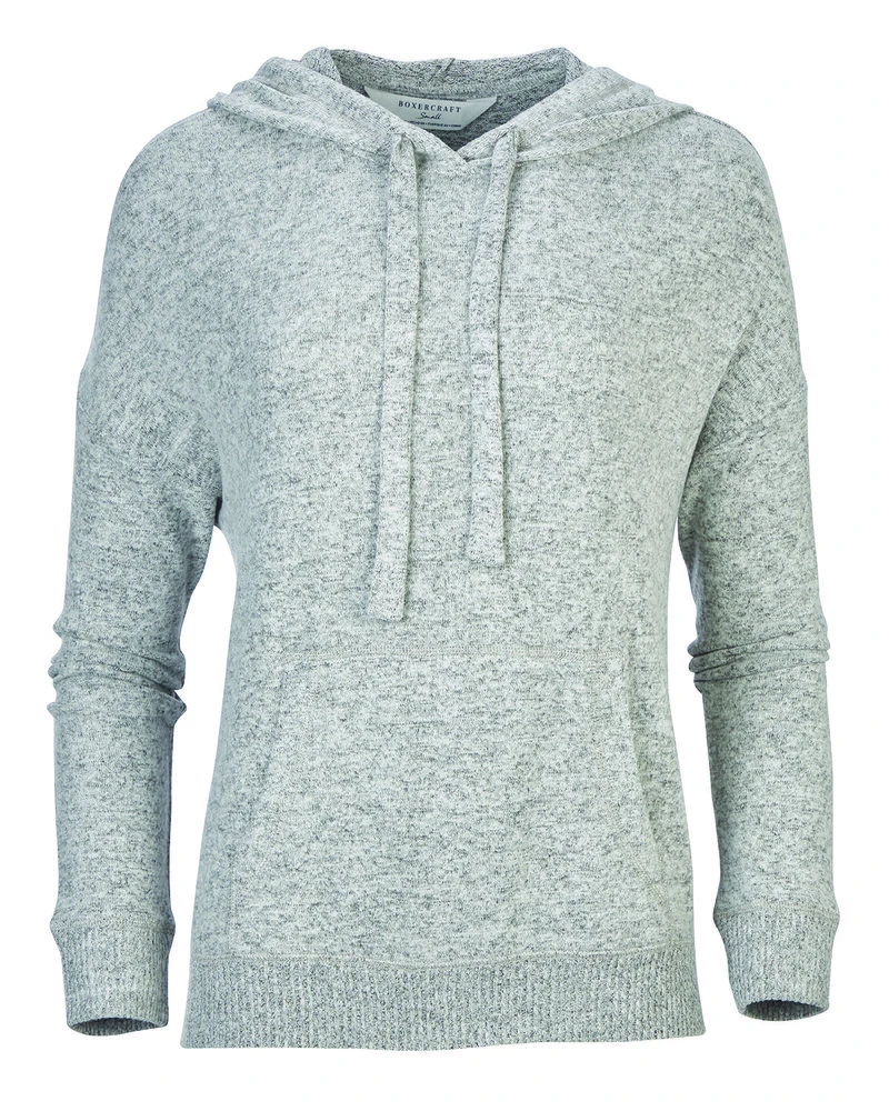 Boxercraft BW1501 - Ladies Cuddle Soft Hooded Sweatshirt 4 Boxercraft BW1501 - Ladies Cuddle Soft Hooded Sweatshirt - Image 4