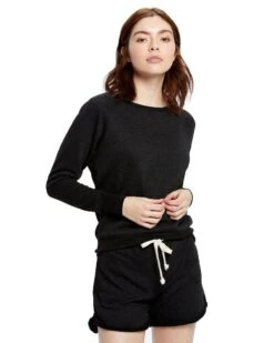 US Blanks US870 - Ladies French Terry Raglan Boat Neck