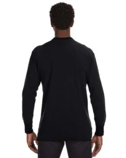 J. America JA8244 - Men's Vintage Brushed Jersey Henley -Wordans Shop 1258842 back big