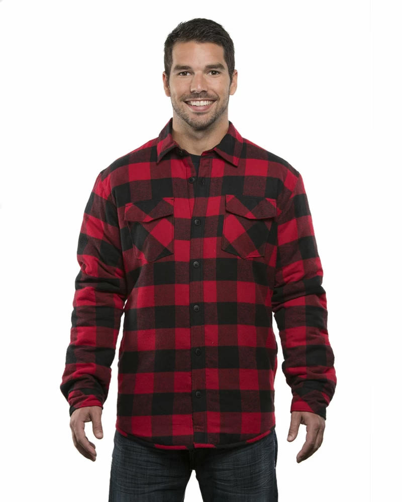 Burnside B8610 - Quilted Flannel Jacket 4 Burnside B8610 - Quilted Flannel Jacket - Image 4