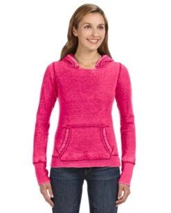 J. America JA8912 - Ladies Zen Pullover Fleece Hooded Sweatshirt