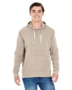 J. America JA8871 - Adult Triblend Pullover Fleece Hooded Sweatshirt -Wordans Shop 1259450 big