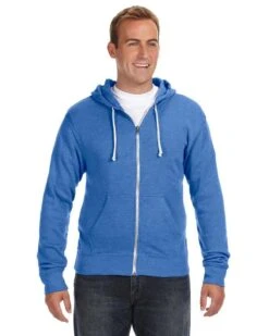 J. America JA8872 - Adult Triblend Full-Zip Fleece Hooded Sweatshirt 13 J. America JA8872 - Adult Triblend Full-Zip Fleece Hooded Sweatshirt -Wordans Shop 1259531 big