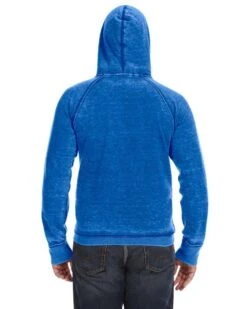 J. America JA8915 - Adult Vintage Zen Fleece Pullover Hooded Sweatshirt -Wordans Shop 1259622 back big