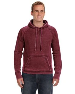 J. America JA8915 - Adult Vintage Zen Fleece Pullover Hooded Sweatshirt -Wordans Shop 1259627 big